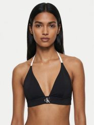 Calvin Klein Swimwear Góra od bikini LV00Q61225 Czarny. Czarne bikini damskie Calvin Klein Swimwear, s, bez wzorów. Za 229.99 zł.