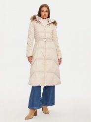 Guess Płaszcz zimowy New Olga W4BL41 WEX52 Beżowy Regular Fit. Brązowe kurtki damskie Guess, na zimę, s, z aplikacjami, z syntetyku, bez kaptura. Za 1,009.00 zł.