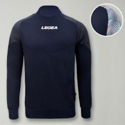 Kobieta Bieganie Kurtka Lekka z Kapturem Niebiesko-Niebieska. Niebieskie kurtki sportowe damskie Legea, xs, bez wzorów, z materiału, bez kaptura, do biegania. Za 128.00 zł.