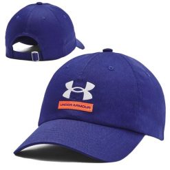 Czapka z daszkiem męska Under Armour Branded Hat. Niebieskie czapki i kapelusze męskie Under Armour, bez wzorów, sportowe. Za 85.20 zł.