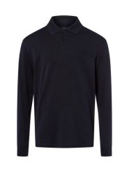 James koszulka polo z długim rękawem Mężczyźni Bawełna niebieski, XXXL. Niebieskie bluzki z długim rękawem męskie James, m, bez wzorów, z bawełny, klasyczne, bez kołnierzyka. Za 129.95 zł.