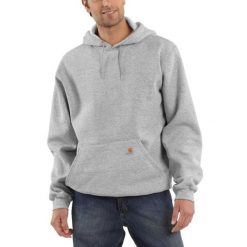 Bluza sportowa męska z kapturem Carhartt Midweight Hooded Sweatshirt. Czarne bluzy męskie Carhartt, m, bez wzorów, z kapturem. Za 259.99 zł.