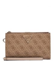 Guess Portfel Laurel II Slg SWSG74 59157 Brązowy. Brązowe portfele damskie Guess, z aplikacjami, ze skóry. Za 279.99 zł.