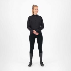 Softshellowa kurtka rowerowa Rogelli GLORY z oddychającymi plecami. Czarne obuwie sportowe damskie Rogelli, bez wzorów, rowerowe. Za 427.00 zł.