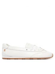 Tommy Hilfiger Baleriny Bella Ballet Sneaker FW0FW09449 Biały. Białe baleriny damskie Tommy Hilfiger, bez wzorów, ze skóry, bez obcasa. Za 449.99 zł.