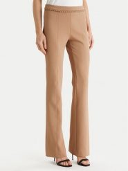 Marciano Guess Spodnie materiałowe 6RGB12 9373Z Beżowy Regular Fit. Brązowe spodnie materiałowe damskie Marciano Guess, z aplikacjami, z materiału. Za 859.99 zł.