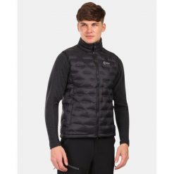 Męska ocieplana kamizelka Kilpi NAI-M. Czarne rękawiczki męskie Kilpi, bez wzorów, sportowe. Za 256.81 zł.