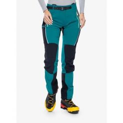 Spodnie softshell damskie La Sportiva Zupo 2.0 Pant. Niebieskie spodnie materiałowe damskie La Sportiva, bez wzorów, z softshellu. Za 764.49 zł.