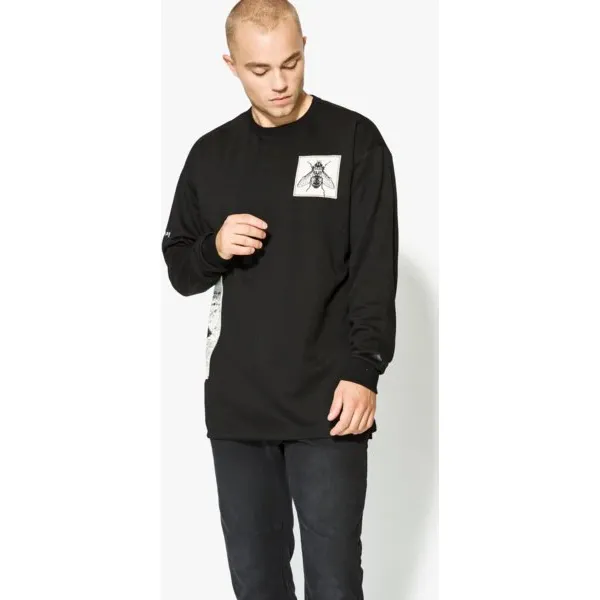 Confront Bluza Juniper , czarny, rozmiar XXL. Czarne bluzy męskie Confront, m, bez wzorów, z materiału, bez kaptura. W wyprzedaży za 79.99 zł.