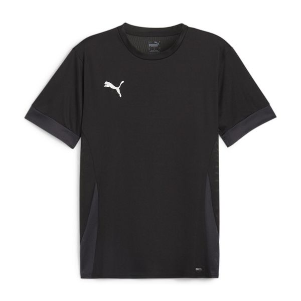 Koszulka Puma Teamgoal Matchday. Czarne koszulki sportowe męskie Puma, bez wzorów, bez kołnierzyka, bez ramiączek, do piłki nożnej. Za 79.00 zł.