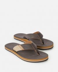 Japonki męskie Rip Curl Oxford Bloom. Brązowe klapki męskie Rip Curl, z materiału, sportowe. Za 149.99 zł.