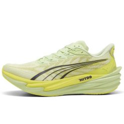Damskie buty do biegania Deviate NITRO™ 4 PUMA. Niebieskie obuwie sportowe damskie Puma, bez wzorów, z materiału, do biegania. Za 540.02 zł.