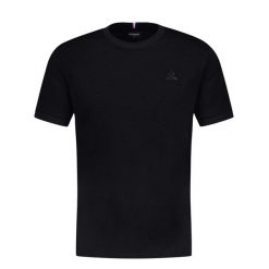 Koszulka nr 1 Le Coq Sportif Ess T/T. Czarne koszulki sportowe męskie le coq sportif, l, bez wzorów, z bawełny, bez kołnierzyka, bez ramiączek, trekkingowe. Za 191.40 zł.