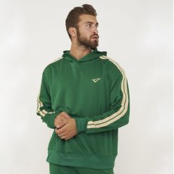 Męska Bluza z Kapturem Kluczowe Cechy Space. Szare bluzy męskie Legea, m, bez wzorów, z bawełny, z kapturem, do biegania. Za 100.00 zł.
