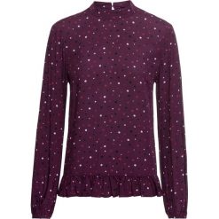 Bluzka bonprix jeżynowy w kropki. T-shirty damskie bonprix. Za 44.99 zł.
