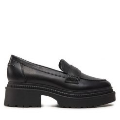 Loafersy Guess. Czarne mokasyny damskie Guess. Za 339.99 zł.