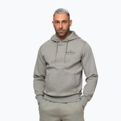 Bluza męska Pitbull Sampson Hooded Sweatshirt. Szare bluzy męskie PITBULL, l, bez wzorów, z bawełny, bez kaptura. Za 269.99 zł.