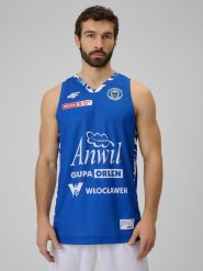 4F Koszulka meczowa replika wyjazdowa z sezonu 2025/26 męska 4F x Anwil Włocławek - niebieska XXL. Niebieskie t-shirty męskie 4f, m, bez wzorów, z materiału, bez kołnierzyka. Za 219.99 zł.