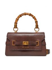 Guess Torebka HWKB95 06200 Brązowy. Brązowe torebki do ręki damskie Guess, z aplikacjami, ze skóry, bez dodatków. Za 479.99 zł.