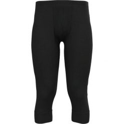 Legginsy termoaktywne męskie Odlo MERINO 200. Czarne legginsy sportowe męskie Odlo, m, bez wzorów, z materiału, narciarskie. Za 306.49 zł.