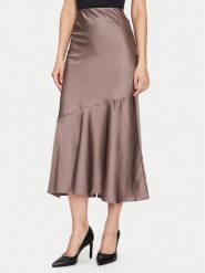 Guess Spódnica midi New Linda W4YD1B WF1T2 Brązowy Regular Fit. Brązowe spódnice damskie Guess, l, z aplikacjami, z syntetyku, midi. Za 309.99 zł.