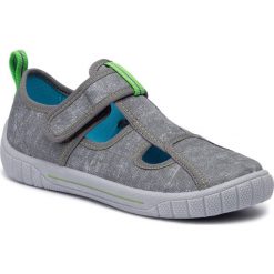 Kapcie SUPERFIT - 5-00272-20 S Grau. Szare sandały chłopięce Superfit, z materiału, bez zapięcia. Za 149.00 zł.