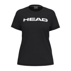 Koszulka damska Head Club Original. Czarne koszulki sportowe damskie Head, l, bez wzorów, sportowe, bez kołnierzyka. W wyprzedaży za 117.00 zł.