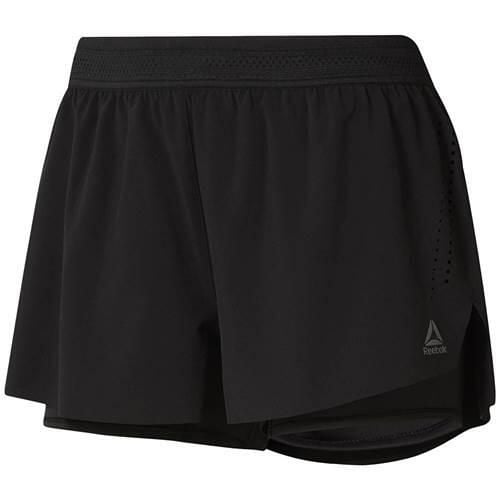 Spodnie treningowe damskie Reebok Epic Short. Czarne spodnie sportowe damskie Reebok, xs, bez wzorów, z elastanu, do biegania. Za 209.00 zł.