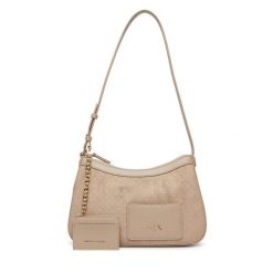 Torebka Armani Exchange. Brązowe torebki do ręki damskie Armani Exchange, bez wzorów, klasyczne, bez dodatków. Za 599.99 zł.