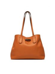 Longchamp Torebka 10183 Pomarańczowy. Brązowe torebki do ręki damskie Longchamp, bez wzorów, ze skóry, bez dodatków. Za 1,389.00 zł.
