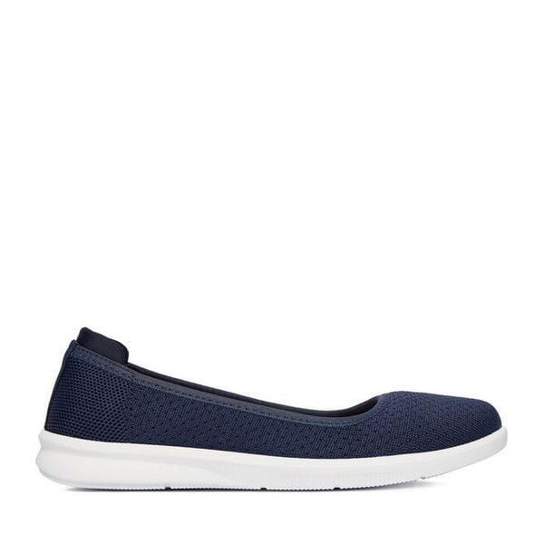 Baleriny JENNY. Niebieskie baleriny damskie Jenny, bez wzorów, bez obcasa. Za 79.99 zł.