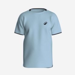 Koszulka tenisowa męska Kuikma Dry+. Niebieskie koszulki sportowe męskie KUIKMA, m, bez wzorów, z materiału, bez kołnierzyka, bez ramiączek, tenisowe. Za 119.99 zł.