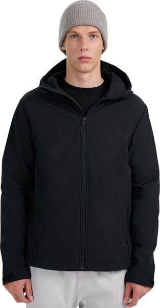 Kurtka męska 4f Kurtka męska softshell czarna 4FWAW25TSOFM362 20S M. Czarne kurtki męskie 4f, m, bez wzorów, z softshellu, bez kaptura. Za 215.98 zł.