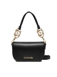 LOVE MOSCHINO Torebka JC4049PP1MLF0000 Czarny. Czarne torebki do ręki damskie Love Moschino, bez wzorów, ze skóry, bez dodatków. Za 489.99 zł.