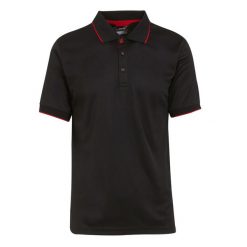 Koszulka Polo Męska Z Krótkim Rękawem. Czarne koszulki polo męskie Regatta, l, bez wzorów, z materiału, klasyczne, bez ramiączek. Za 72.99 zł.