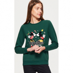 Świąteczna bluza MICKEY MOUSE - Khaki. Bluzy damskie marki Cropp. W wyprzedaży za 59.99 zł.