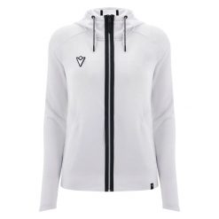 Bluza damska z kapturem Macron Kitilla 3D. Białe bluzy damskie Macron, bez wzorów, z kapturem. Za 388.50 zł.