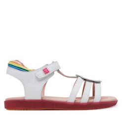 Sandały Agatha Ruiz de la Prada. Białe sandały dziewczęce Agatha Ruiz de la Prada, bez zapięcia. Za 159.99 zł.