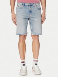 Tommy Jeans Szorty jeansowe Scanton DM0DM22977 Niebieski jasny Slim Fit. Niebieskie szorty męskie Tommy Jeans, m, bez wzorów, z bawełny. Za 289.99 zł.