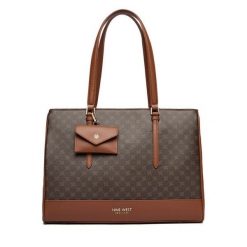 Torebka Nine West. Brązowe torebki do ręki damskie Nine West, bez wzorów, bez dodatków. Za 289.99 zł.