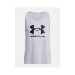 Tank top Under Armour Sporstyle Logo. Czarne t-shirty męskie Under Armour, m, bez wzorów, z bawełny, sportowe, bez kołnierzyka. Za 186.50 zł.