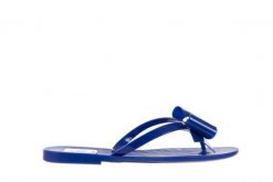 Japonki T&G Fashion 22-123 Blue, Granat, Guma - 37. Niebieskie klapki damskie TG, z aplikacjami, z gumy, klasyczne, bez obcasa. W wyprzedaży za 26.10 zł.