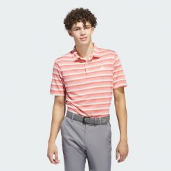 Two-Color Striped Polo Shirt. Białe buty sportowe męskie Adidas, m, bez wzorów, z materiału, bez kołnierzyka, bez ramiączek, na golfa. W wyprzedaży za 131.75 zł.