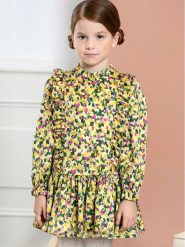Abel & Lula Sukienka codzienna 5541 Kolorowy Regular Fit. Sukienki dla dziewczynek Abel & Lula, bez wzorów, z wiskozy, bez ramiączek. Za 229.99 zł.