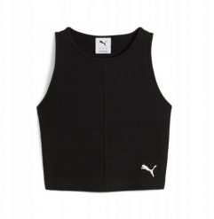 Puma moteriški treniruočių marškinėliai ESS, juodi. T-shirty damskie Nike, bez wzorów, bez kołnierzyka. Za 102.94 zł.