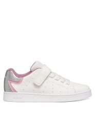 Geox Sneakersy J Eclyper Girl J36LRA 0BCKC C1Z8Z M Biały. Białe buty sportowe dziewczęce Geox, bez wzorów, ze skóry, bez zapięcia. Za 188.99 zł.
