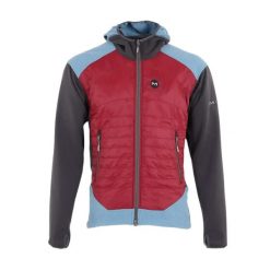 Techniczna hybrydowa kurtka męska Milo Nafo red - M. Czerwone kurtki męskie Milo, na zimę, l, bez wzorów, sportowe, bez kaptura. W wyprzedaży za 399.00 zł.