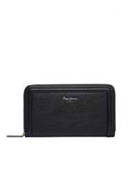 Pepe Jeans Portfel Code Wallet PL0700001 Czarny. Czarne portfele damskie Pepe Jeans, bez wzorów, z jeansu. Za 229.99 zł.