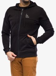 Bluza z kapturem męska Hannah Fezco Hoody. Czarne bluzy męskie Hannah, m, bez wzorów, z bawełny, z kapturem. Za 175.99 zł.