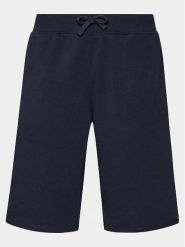 Guess Szorty materiałowe Clovis M4GD10 KBK32 Granatowy Loose Fit. Niebieskie szorty męskie Guess, l, z aplikacjami, z materiału. Za 149.99 zł.